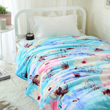 绿意轩毛毯午睡毯加厚双人床单单件空调毯毛巾被珊瑚绒毯子沙发毯