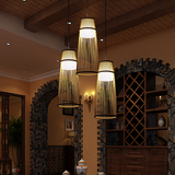 创意美式吧台吊灯现代简约北欧单头餐吊灯中式饭店餐厅床头小清新