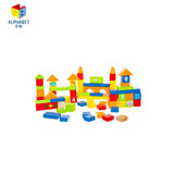 乐友孕婴童字母儿童积木100粒数字图案婴幼儿童益智玩具木制玩具