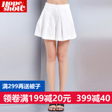 红袖2016夏季新款韩版宽松显瘦黑白纯色短裤热裤百搭潮W504AK405