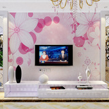 大型壁画现代简约梦幻粉色墙纸壁纸 电视沙发客厅卧室背景墙FQ081