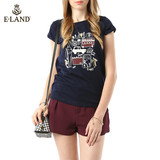 代购商场代购ELAND韩国衣恋新品女创意印花T恤EERA53701M专柜正品