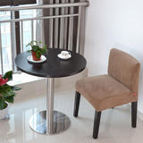 小圆桌小方桌洽谈桌咖啡桌甜品店餐桌小户型不锈钢餐桌椅餐厅家具