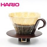 HARIO日本原装进口滤杯 V60滴漏式咖啡滤杯耐热玻璃滤杯VDGN