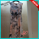 BBLLUUEE 粉蓝衣橱专柜正品代购652L376 原价3980元 桑蚕丝连衣裙