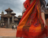 印度大披肩克什米尔羊毛围巾尼泊尔大披肩纯手工秋冬旅游礼物