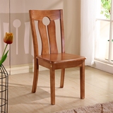 特价全实木椅子简约现代白色靠背餐椅饭店家用餐厅餐椅时时尚凳子