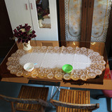 高档欧式烫金pvc茶几垫布长方形免洗防水防油餐桌布台布桌垫包邮
