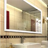 现代简约 浴室镜 防水卫浴镜子卫生间镜挂壁镜 可定制w3015