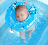 包邮儿童婴儿游泳池充气脖圈专用游泳圈救生圈洗澡婴脖圈安全环保