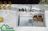 海龙家居普乐美厨房洗菜盆加厚304不锈钢单槽套餐洗菜池水槽NR805