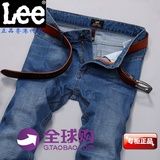 Lee男士牛仔裤男专柜正品代购夏季薄款弹力蓝色直筒长裤宽松休闲