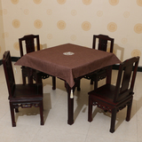 艺必旭棉麻田园桌布布艺亚麻餐桌台布茶几布书桌茶几长方形台布