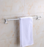太空铝毛巾架 浴室单杆毛巾挂件 毛巾杠 卫生间浴巾架 40 50 60cm