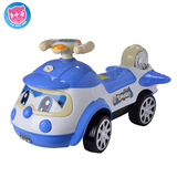 A+B 宝宝溜溜车儿童玩具车可坐骑四轮滑行车静音轮带音乐助步车