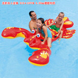 新品INTEX57528大龙虾动物造型坐骑 成人儿童玩具充气水上坐骑