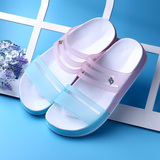 防水洞洞鞋女夏塑料凉鞋玛丽珍坡跟防滑厚底包头学生果冻沙滩孕妇