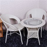 B3J欧式白色做旧折叠式桌椅组合户外阳台庭院桌椅套件休闲桌椅