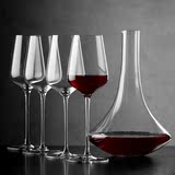 套装价 欧式水晶红酒杯醒酒器超大波尔多无铅高脚葡萄酒杯家用6只