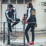 韩国版ulzzang外套男女棒球服2016春季新款情侣装原宿风欧美BF潮