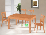 木林森2014新款实木餐桌椅组合纯实木餐桌椅一桌四椅一桌六椅正品