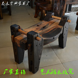 船木板凳老船木船型椅实木个性椅仿古厚重板凳造型板凳茶桌椅茶椅