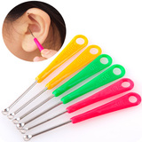 不锈钢耳勺掏耳朵采耳工具 清洁挖耳勺 带钥匙孔成人耳扒挖耳器