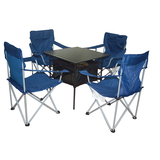 户外桌椅套装 折叠桌沙滩椅组合 自驾游野餐烧烤折叠椅 休闲椅