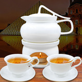 欧式花草茶壶加热陶瓷茶具水果茶壶套装过滤煮红茶2杯整套花茶具