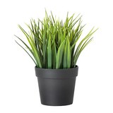 小灰灰宜家 IKEA菲卡人造盆栽植物仿真绿植花人造草绿草盆景植物