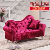 欧式布艺小户型贵妃沙发 店铺卧室客厅小沙发 美容美甲梳妆沙发凳