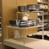 温馨宜家IKEA拉提纳尔瓦瑞拉搁板插件钢质置物架隔板架厨房储物架