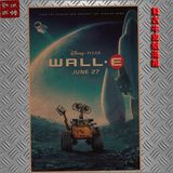 机器人总动员 WALL·E电影海报 泛黄牛皮纸复古卧室酒吧装饰画