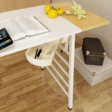 电脑桌写字台森折叠创意办公桌子 书桌家用现代简易简约台式