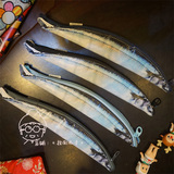 韩国创意 可爱个性中学生咸鱼 文具盒收纳袋秋刀鱼食物笔袋零钱包