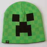 动漫嘉年华Minecraft我的世界苦力怕脸毛绒帽子动漫周边COS冬帽