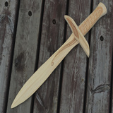 特价儿童玩具木刀短剑实木硬剑练习用剑表演道具木宝剑木剑未开刃