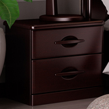 双叶家具纯全实木床头柜简约现代边柜卧室储物柜水曲柳床头柜特价