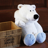 德国NICI戴帽北极熊公仔毛绒玩具大白熊玩偶创意精品礼物