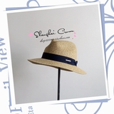专柜正品RX 新款夏季防晒草帽出游度假时尚爵士礼帽大檐帽遮阳帽