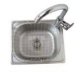 304不锈钢小水槽超小单槽水盆厨房洗菜盆洗手盆洗碗池37X31包邮