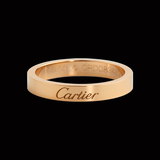 香港专柜代购Cartier卡地亚 刻字婚戒/戒指 18K玫瑰金B4087200