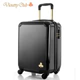 Vioutty Club酷黑色 金色 男女tsa锁时尚万向轮行李拉杆箱旅行箱