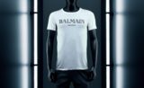 国内现货秒发 hm balmain 巴尔曼 合作系列 男士短袖T恤 黑白L码