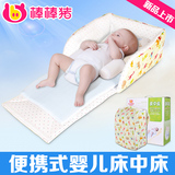欧美著名婴儿安全产品棒棒猪床中床便携式婴儿床尿布台手提床包邮