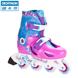 迪卡侬 直排轮 可调轮滑鞋 单排旱冰鞋 儿童初级溜冰鞋 OXELO