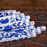 景德镇陶瓷筷子 青花瓷筷子餐具筷子套装 家用防霉易清洁筷子10双