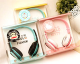 韩版卡通kitty猫头戴式耳机可爱女生音乐耳麦手机通用带麦克风潮