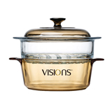 康宁锅具套装VISIONS康宁晶彩透明玻璃汤锅套装组合 VS32+VSM-24