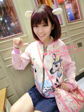 泰国潮牌kayasis 粉色斑马童话风宽松夹克插肩棒球外套开衫上衣